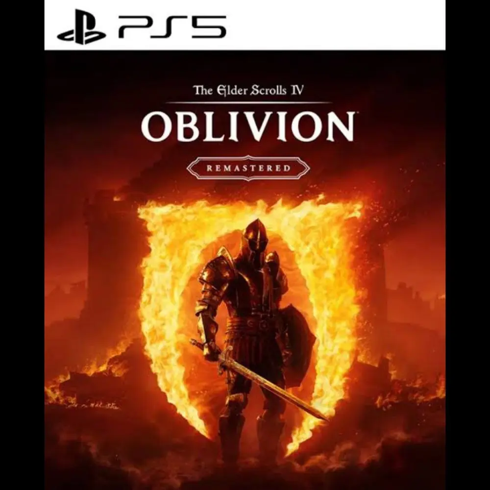 Capa de The Elder Scrolls IV Oblivion Remastered PS5 para PS5