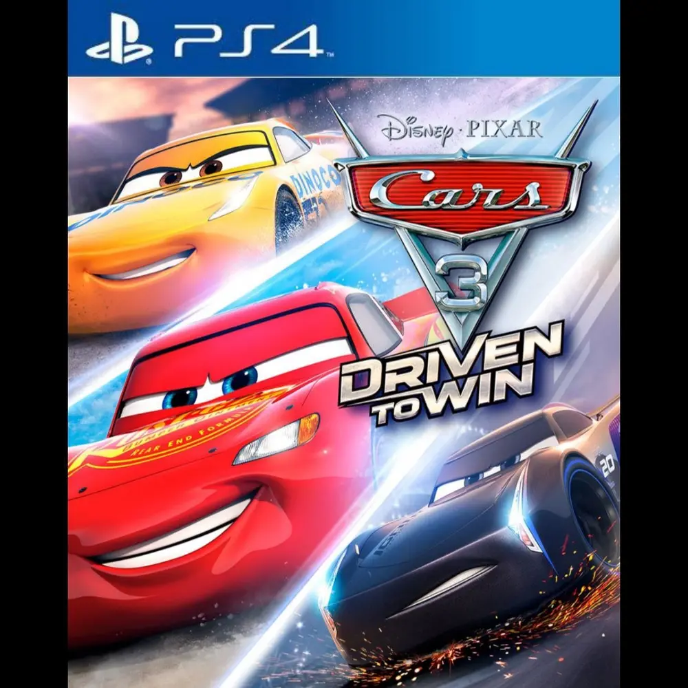 Capa de Carros 3 Correndo para Vencer PS4 para PS4