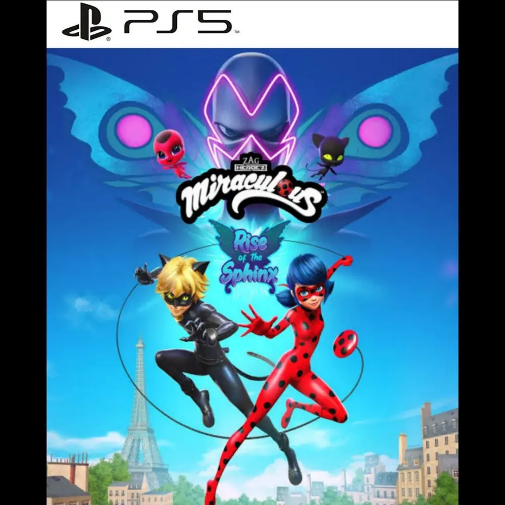 Capa de Miraculous Rise of the Sphinx PS5 para PS5