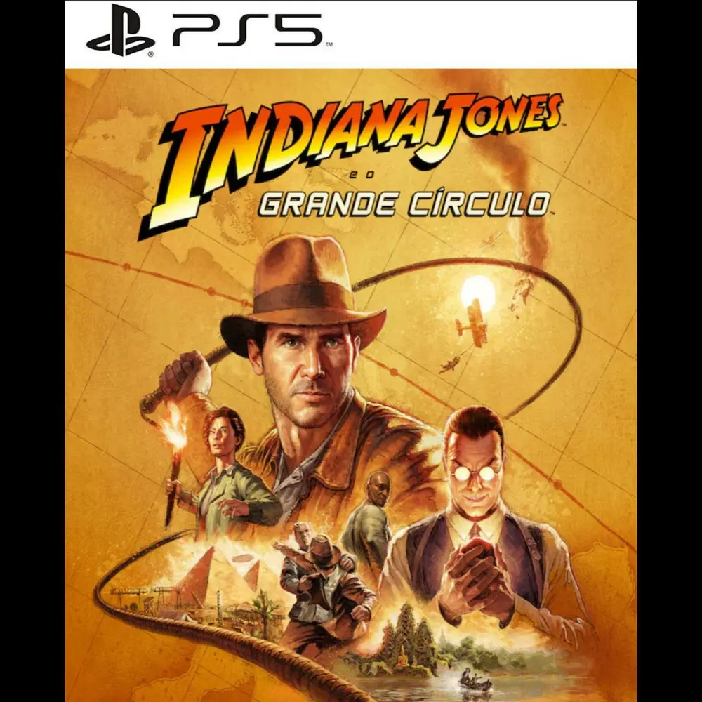 Capa de Indiana Jones e o Grande Círculo PS5 para PS5