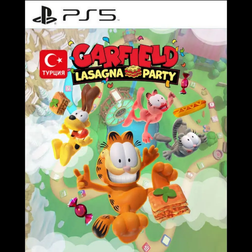 Capa de Garfield Lasagna Party PS5 para PS5