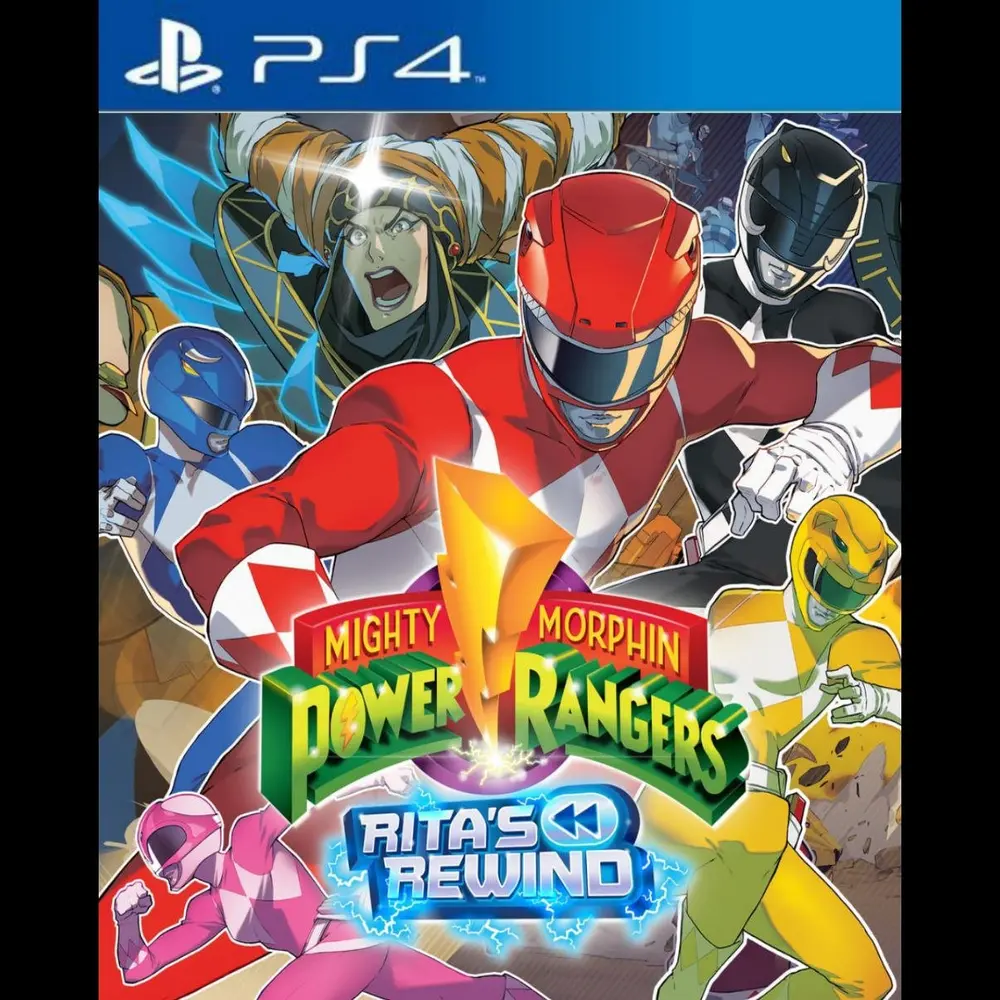 Capa de Mighty Morphin Power Rangers Rita's Rewind PS4 para PS4