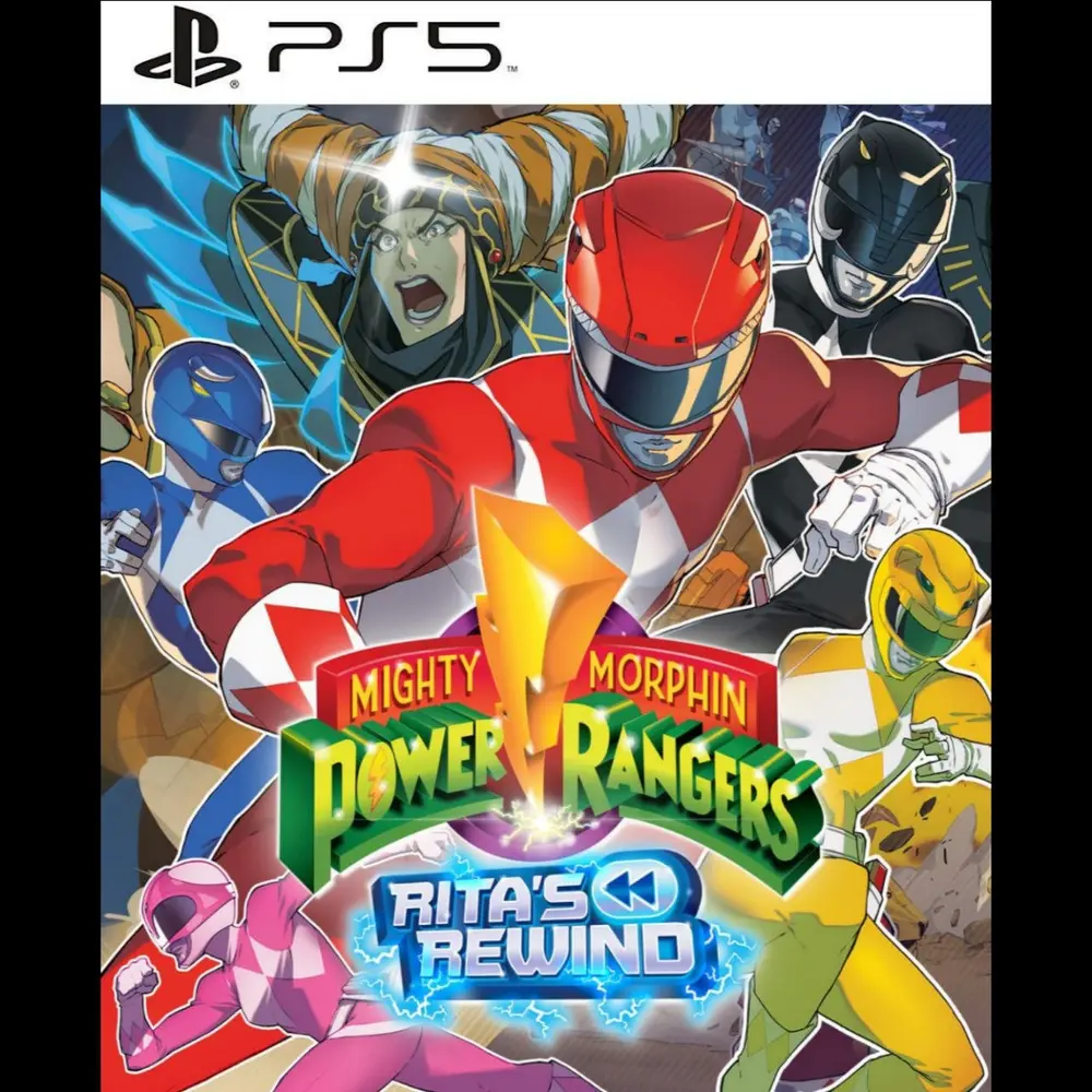 Capa de Mighty Morphin Power Rangers Rita's Rewind PS5 para PS5