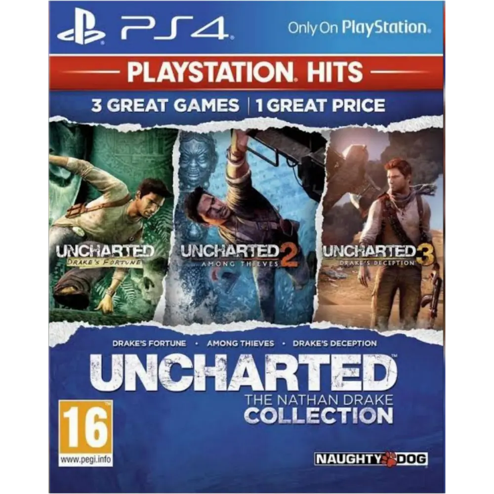Capa de uncharted collection ps4 para PS4