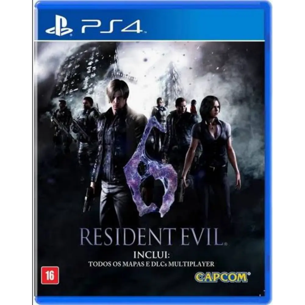 Capa de Resident Evil 6 PS4 para PS4