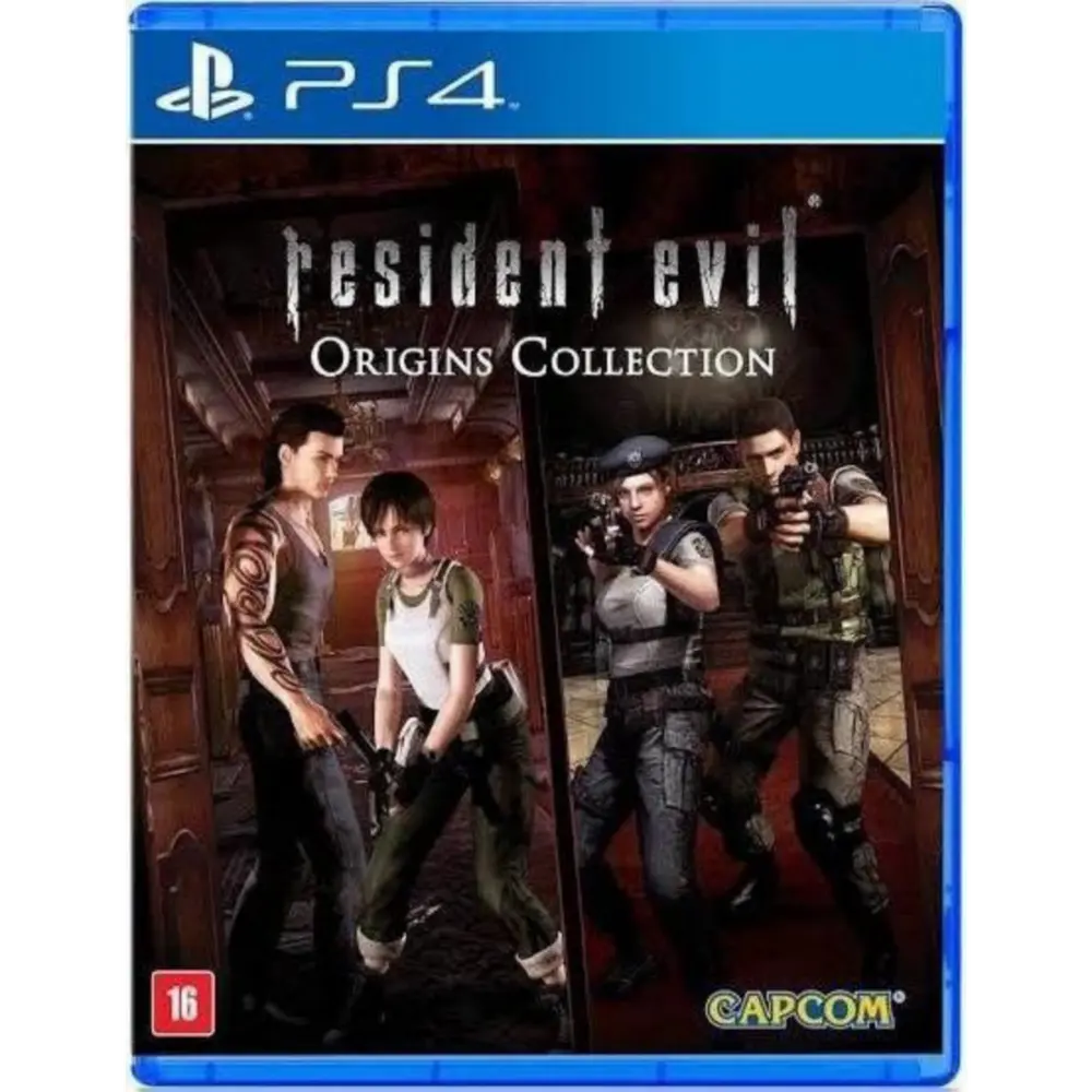 Capa de Resident Evil Deluxe Origins Collection PS4 para PS4