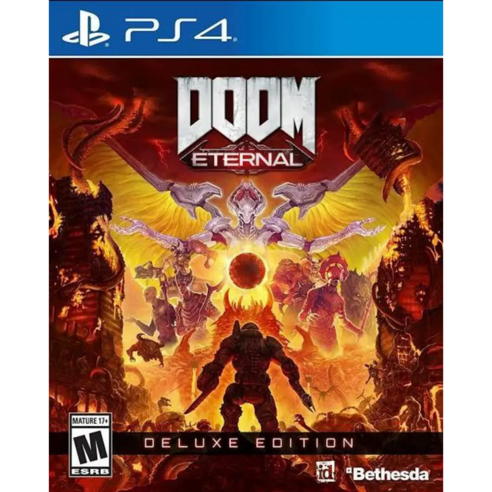 Capa de DOOM Eternal Edição Deluxe PS4 para PS4