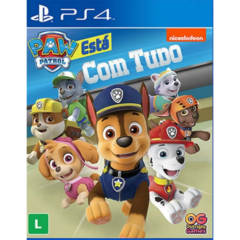 Capa de A Patrulha Canina 'tá com tudo! PS4 para PS4