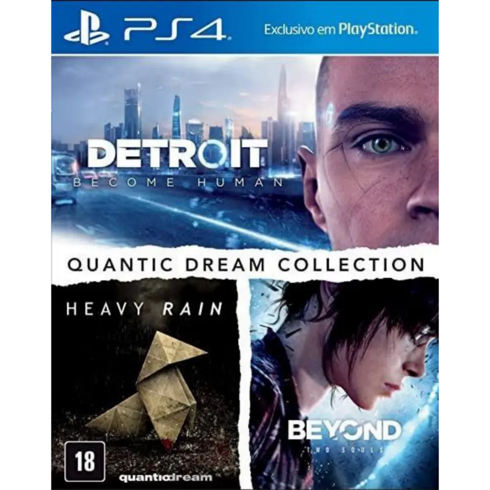 Capa de Detroit: Become Human, Beyond Two Souls, Heavy Rain PS4 para PS4