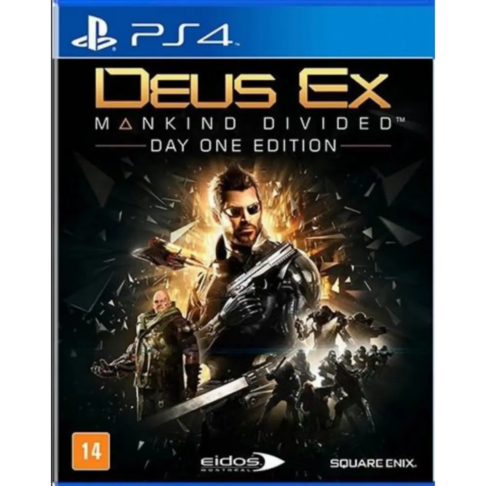 Capa de Deus Ex: Mankind Divided PS4 para PS4