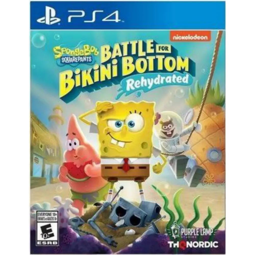 Capa de Bob Esponja Calça Quadrada PS4 para PS4