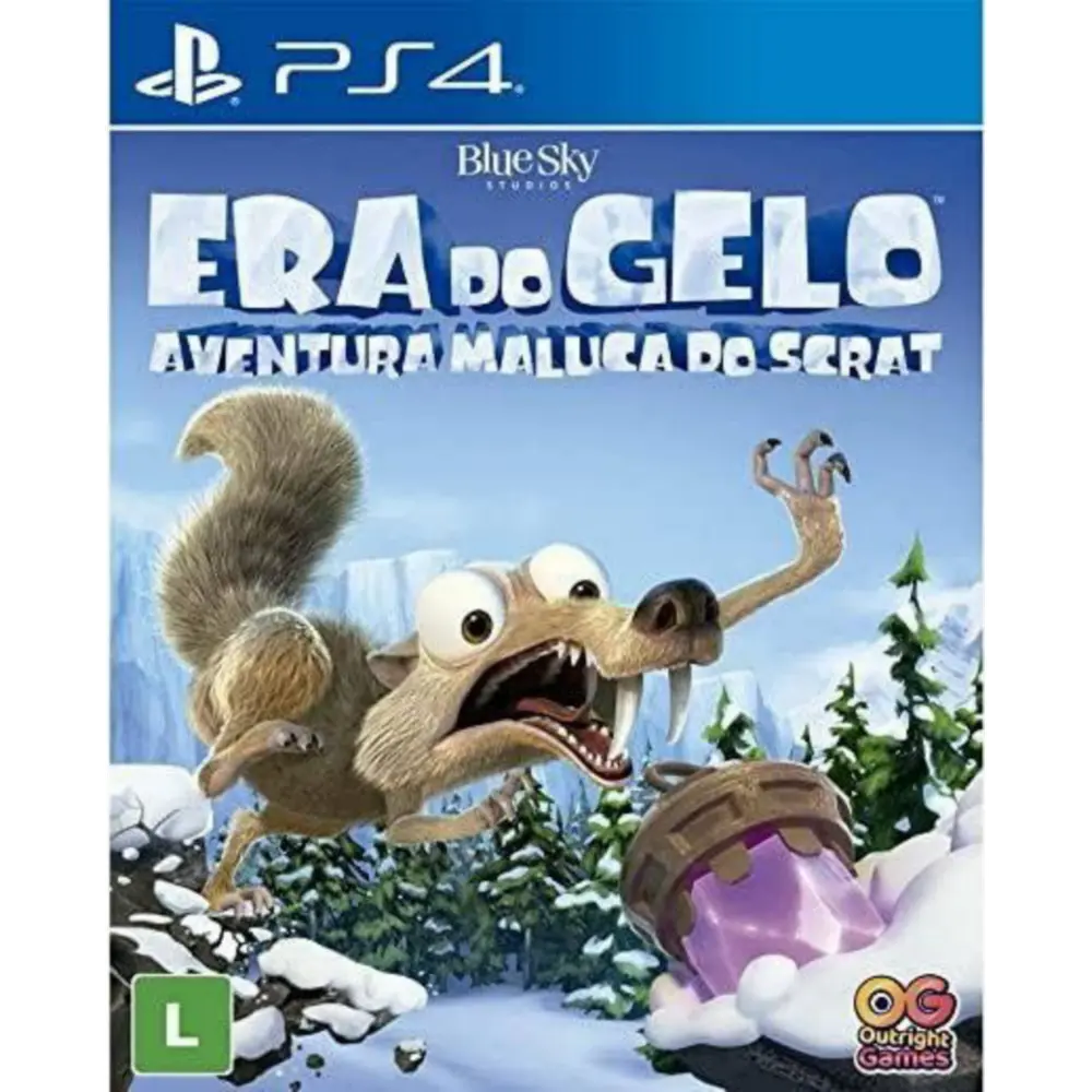 Capa de Era do Gelo Aventura Maluca do Scrat! PS4 para PS4