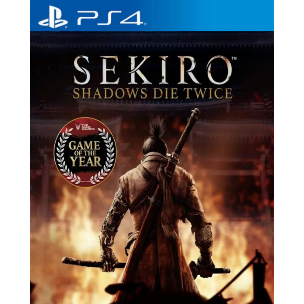 Capa de Sekiro Shadows Die Twice Edição Jogo do Ano PS4 para PS4