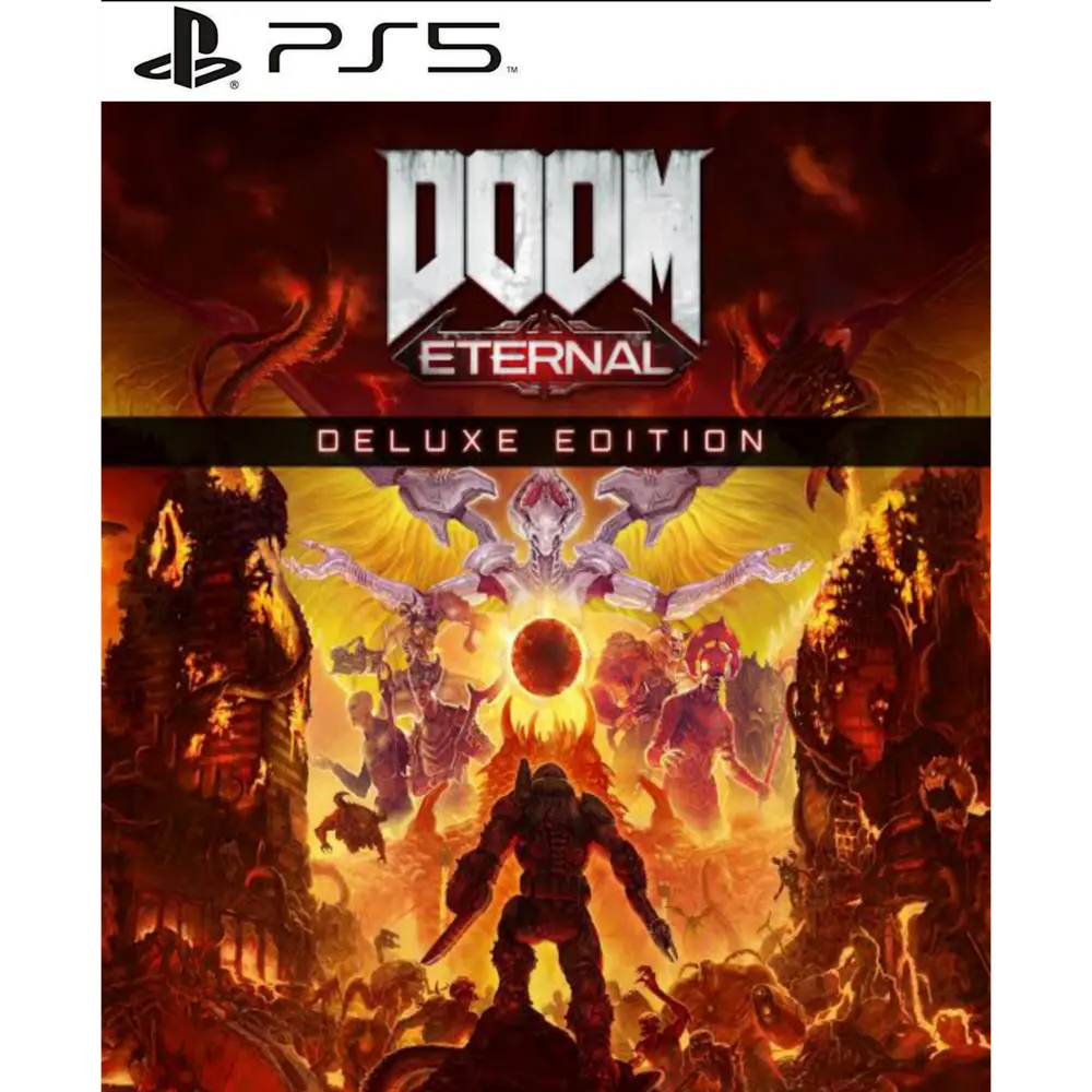 Capa de DOOM Eternal Edição Deluxe PS5 para PS5