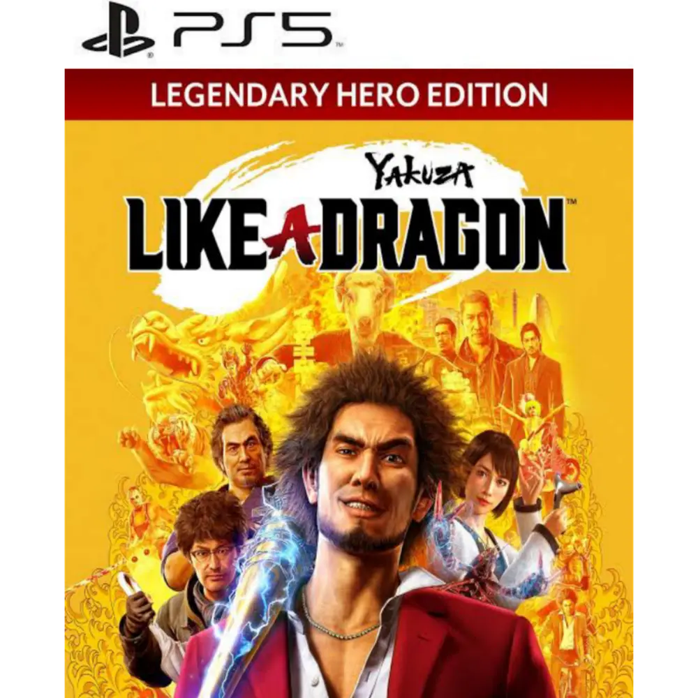 Capa de Yakuza: Like a Dragon Hero Edition PS5 para PS5