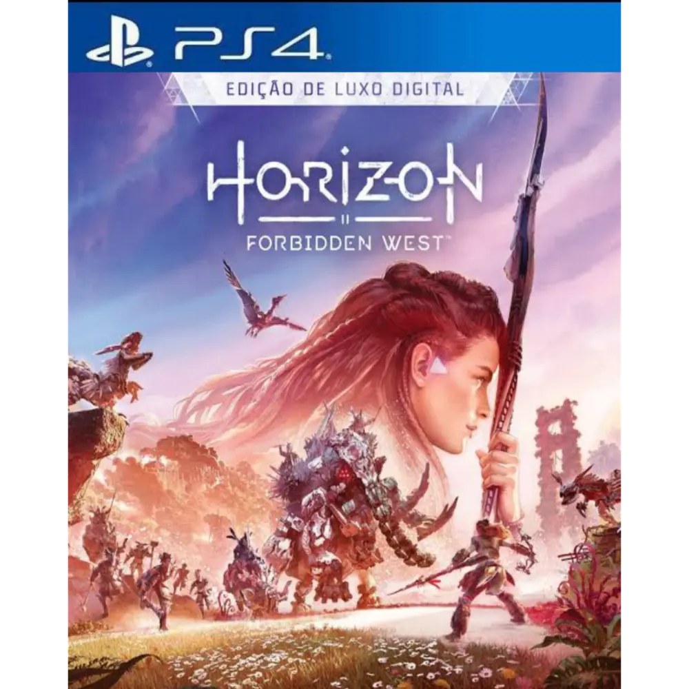 Capa de Horizon Forbidden West Edição Digital Deluxe PS4 para PS4