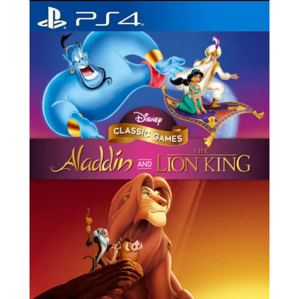 Capa de Disney Classic Games Aladdin and The Lion King PS4 para PS4
