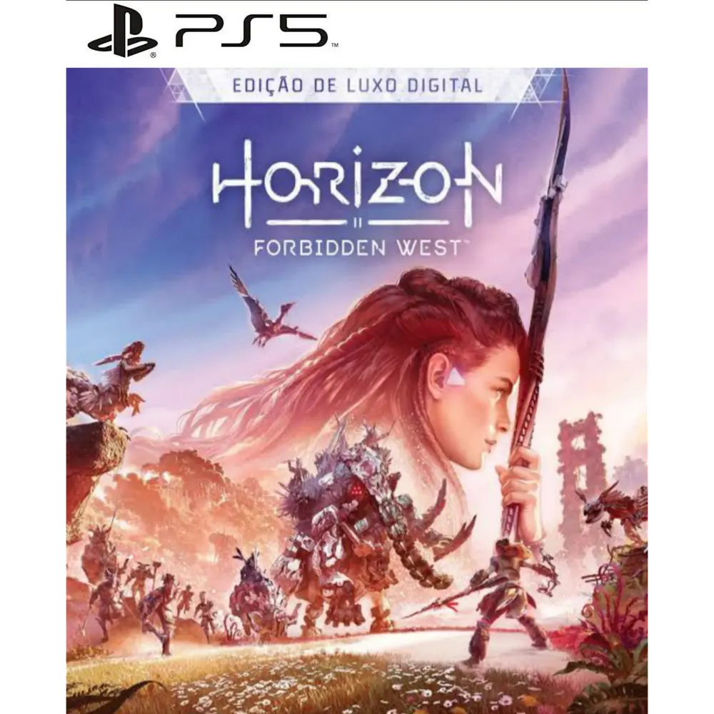 Capa de Horizon Forbidden West Edição Digital Deluxe PS5 para PS5