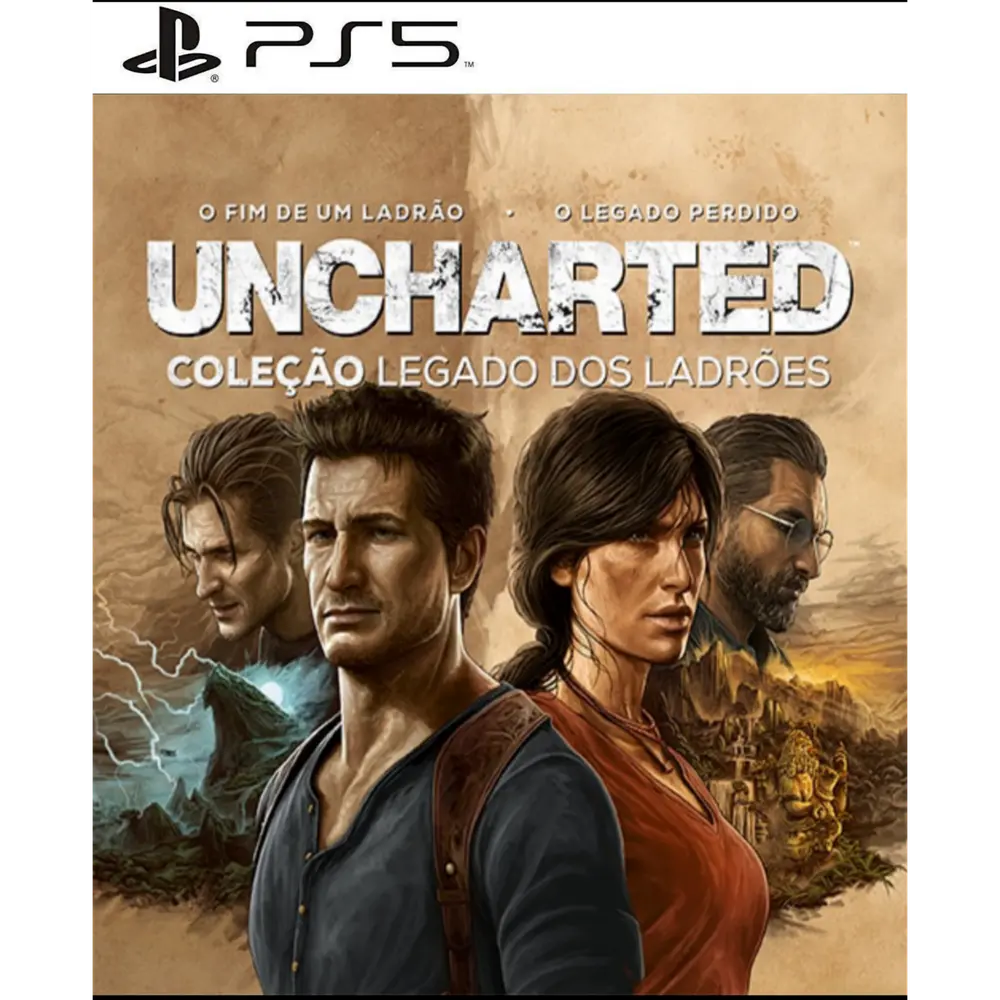 Capa de UNCHARTED Coleção Legado dos Ladrões PS5 para PS5