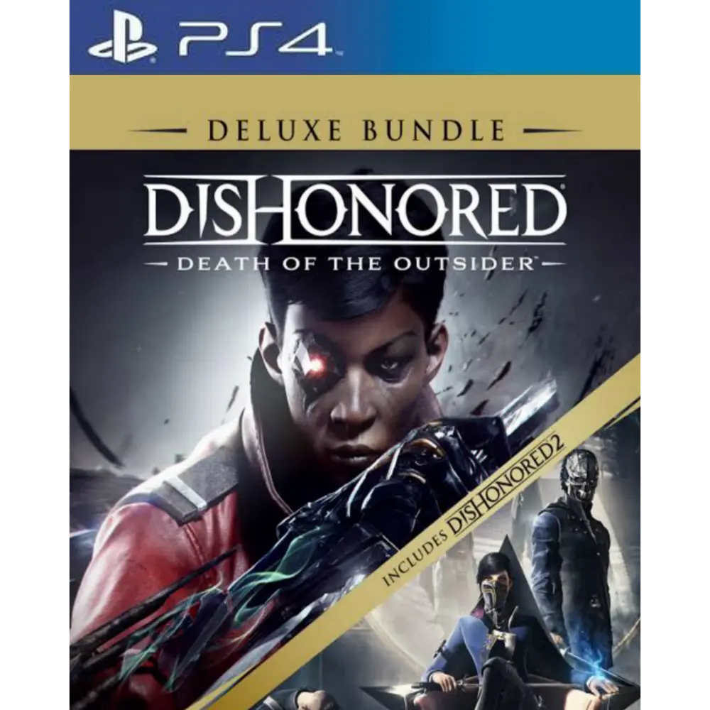 Capa de Dishonored 2 Death of the Outsider Deluxe Bundle PS4 para PS4