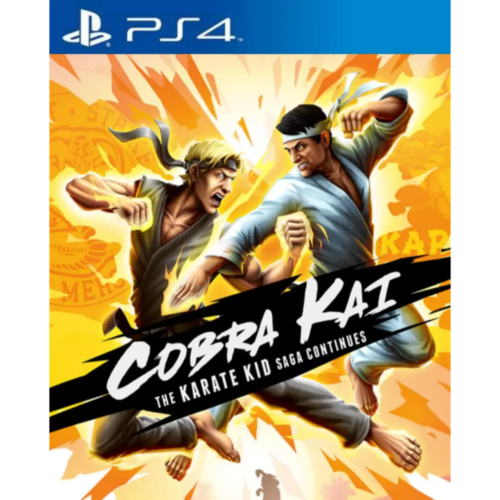 Capa de Cobra Kai The Karate Kid Saga Continues PS4 para PS4