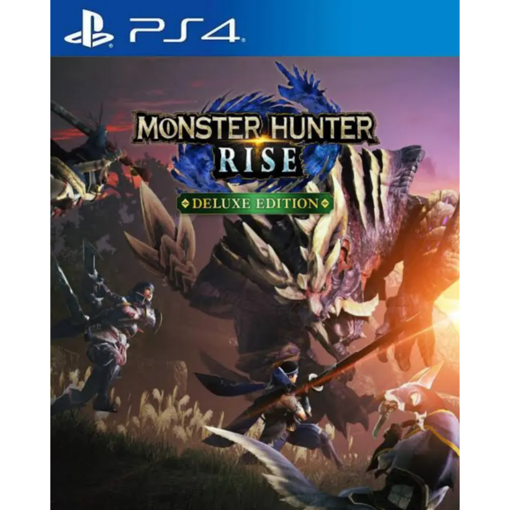 Capa de Monster Hunter Rise Deluxe Edition PS4 para PS4