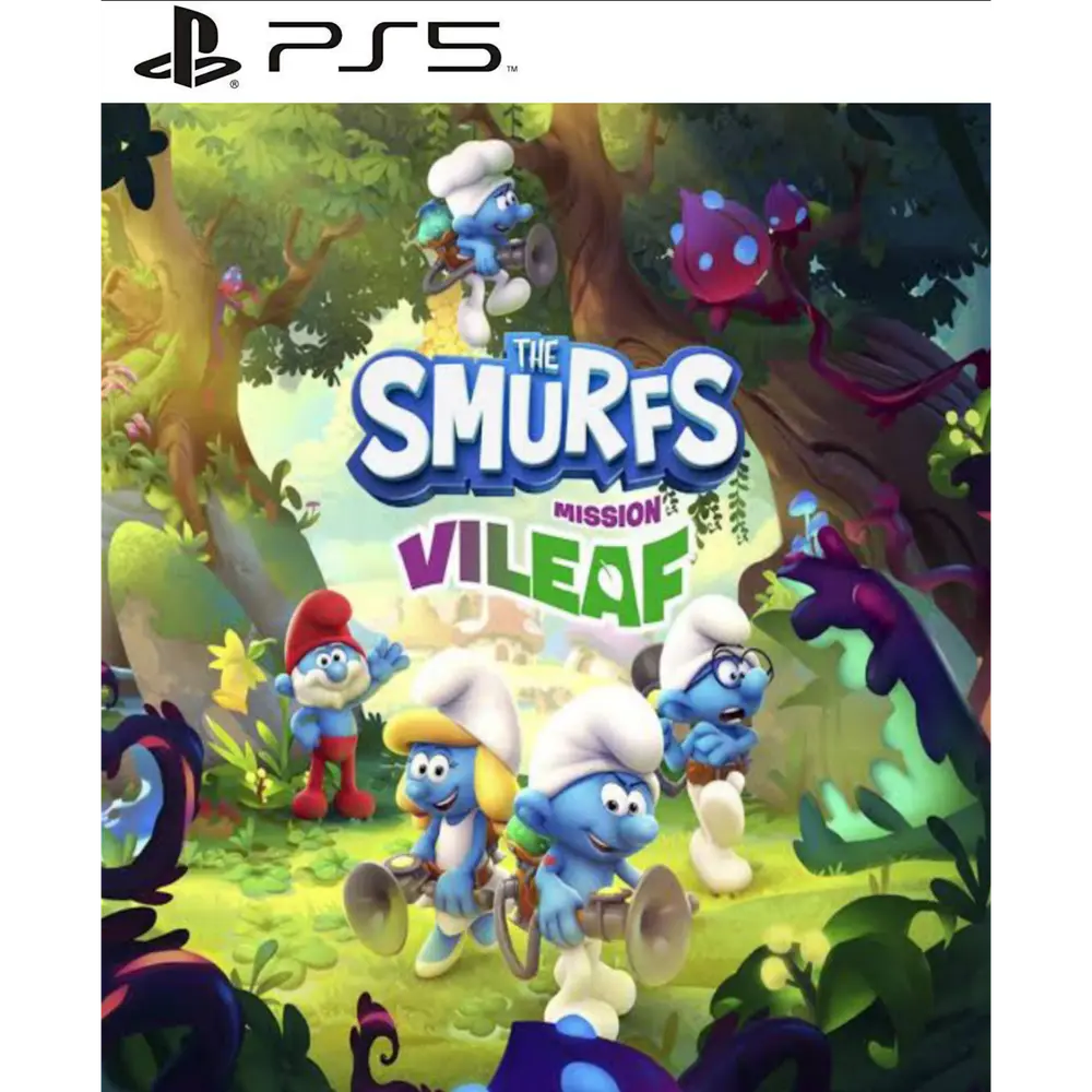 Capa de Os Smurfs Missão Florrorosa PS5 para PS5