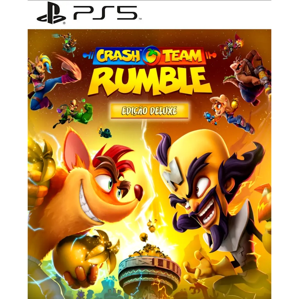 Capa de Crash Team Rumble Edição Deluxe PS5 para PS5