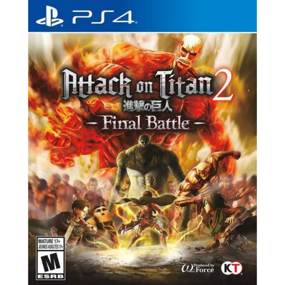 Capa de Attack on Titan 2 Final Battle PS4 para PS4
