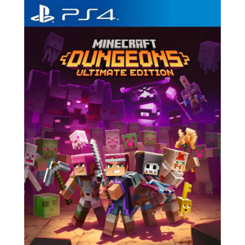 Capa de Minecraft Dungeons Edição Ultimate PS4 para PS4