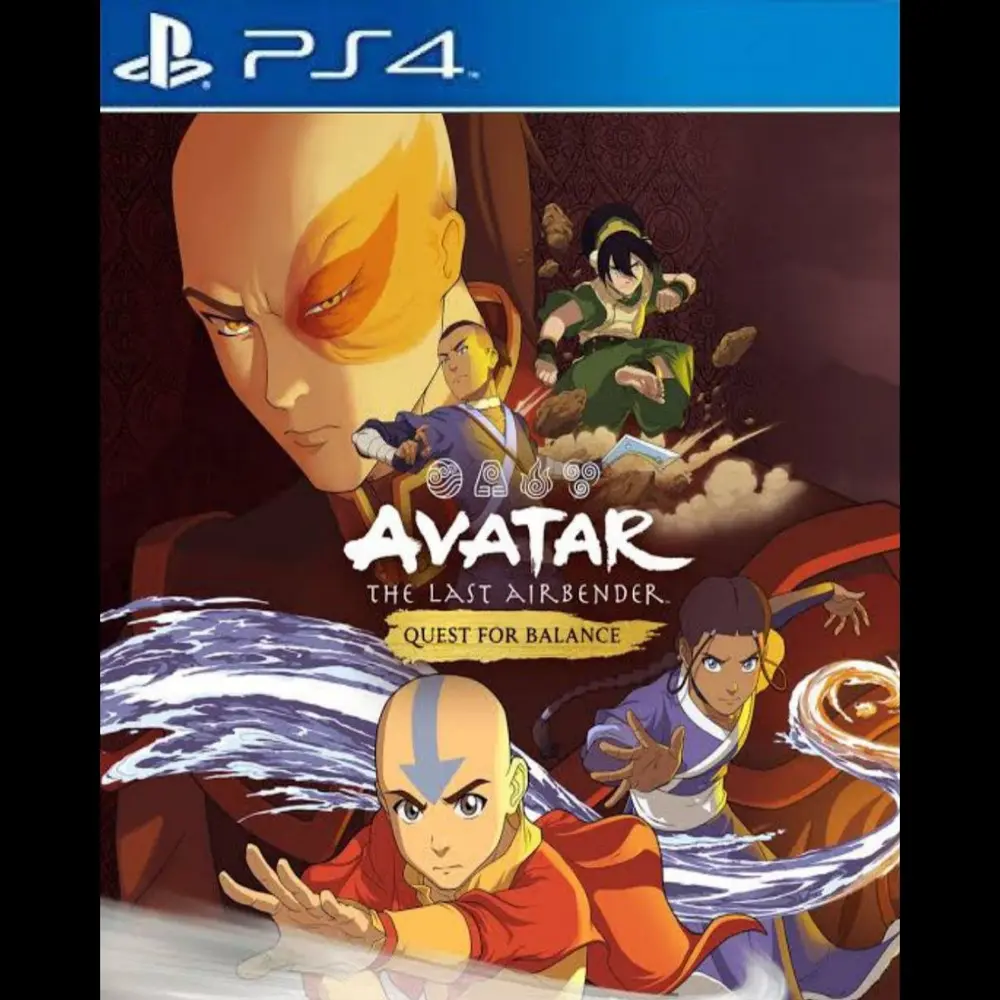 Capa de Avatar The Last Airbender Quest for Balance PS4 para PS4