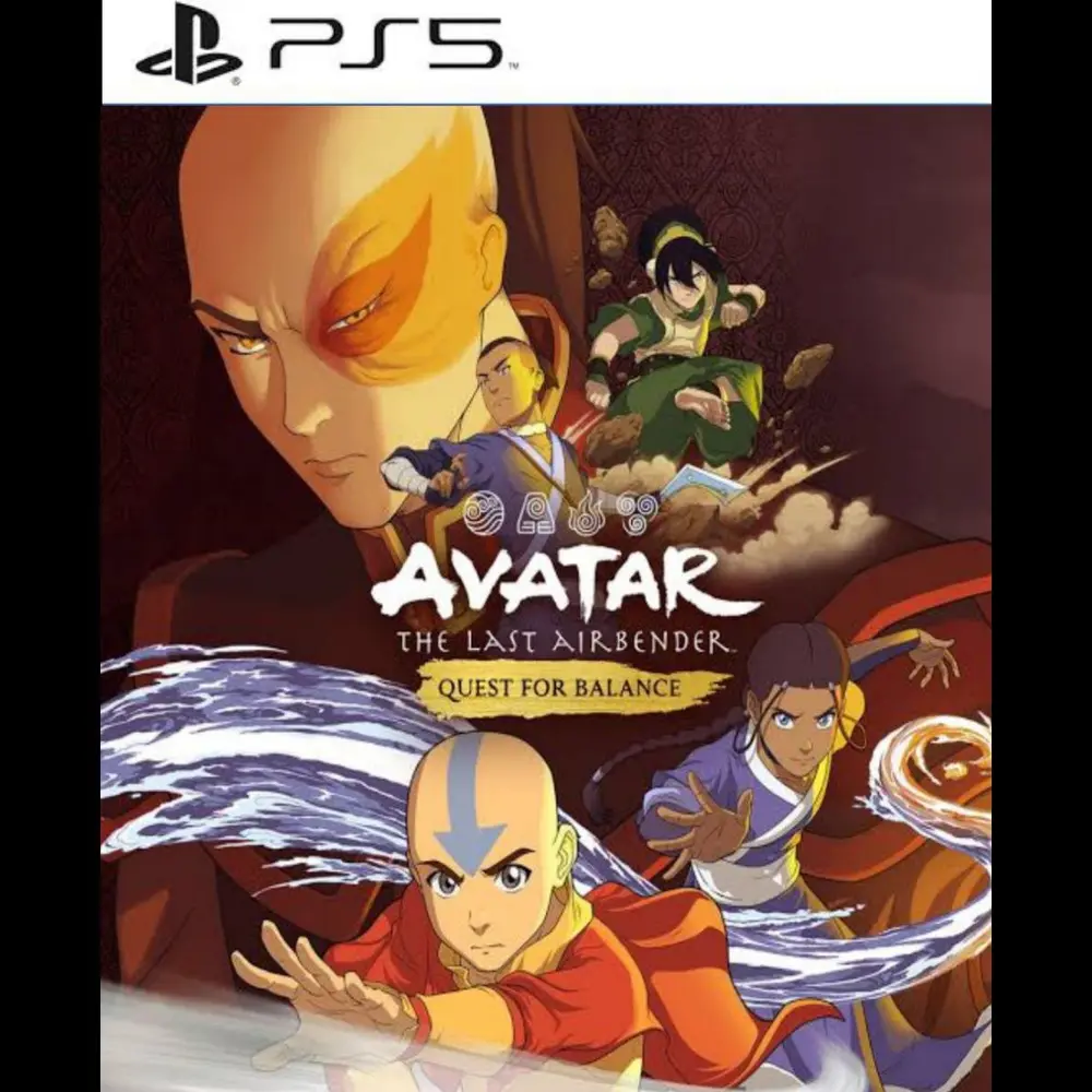 Capa de Avatar The Last Airbender Quest for Balance PS5 para PS5