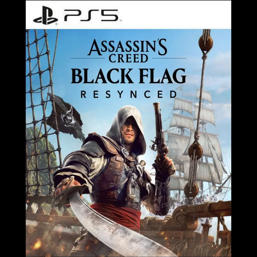 Capa de Assassin's Creed Black Flag Resynced PS5 para PS5